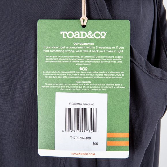 Toad & Co Sunkissed Maxi Dress in Charcoal - Picture 6 of 7